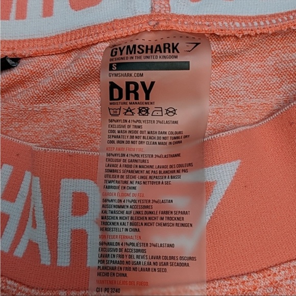 Dry-fit gym shark leggings - Picture 2 of 3